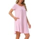 thumbnail image 4 of INSPIRAR CHIC Pijamas de Mujer Primavera Verano con Mangas Cortas y Bolsillos XL Rosa, 4 of 6