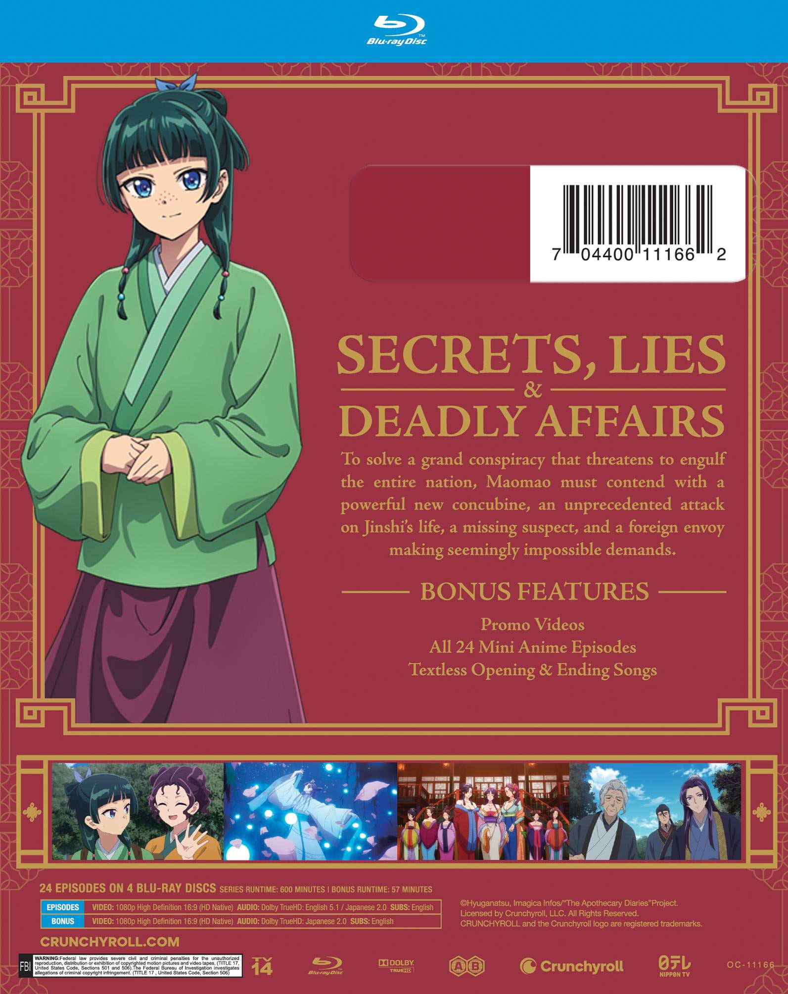The Apothecary Diaries: Season 2 (Blu-ray) Crunchyroll, Anime