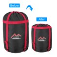 thumbnail image 4 of Unique Bargains Compression Stuff Sack, L Size Waterproof Sleeping Bag Storage Sack Black Red, 4 of 7