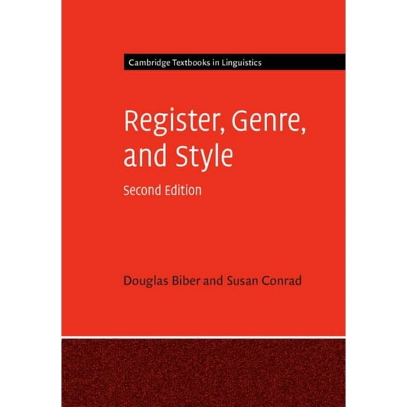 Cambridge Textbooks in Linguistics Register, Genre, and Style, (Hardcover)