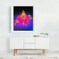 thumbnail image 2 of Cutting Ties Without a Blade - Collage Surrealism Modern Art Psychedelic Floral Pop Art Abstract Fantasy White Framed Wall Art Print 11 x 14 inches, 2 of 3