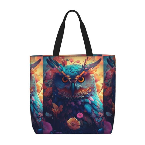 Bolso Grande De Hombro De Lona Bolsa De Compra De Tela Reutilizable Eco