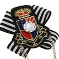 thumbnail image 4 of Insignia de Broche Vintage de 2 Piezas, Trajes de Británica, Broches de , Alfileres. Hugo Insignia de broche azul marino, 4 of 10