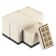 thumbnail image 1 of Uxcell 4Pcs Elevadores de Cama Rectangulares, Elevadores de Muebles Ajustables de Alta Resistencia de 4.33" L-Lado para Cama Sofá Mesa y Sillón (Albaricoque), 1 of 7