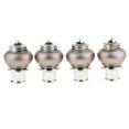 thumbnail image 2 of 4Pcs Pack Curtain Pole Ends Decorative Curtain Rod Ends Window Drapery Curtain Rod Finials Dia. 28mm , Rose Gold, as described, 2 of 7