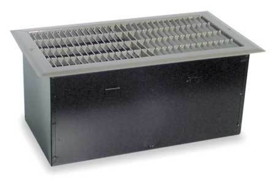 DAYTON 2YU87 DropIn Electric Floor Heater, Recessed, 562/1125 750/1500