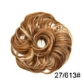 thumbnail image 2 of Curly Hair Bun Messy Synthetic Chignon Hairpiece Hair Bun Extensions 27/613# Strawberry Blonde & Light Bleach Blonde, 2 of 5