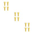 thumbnail image 4 of ZLight 4 Pieces Disc Brake Fixing Blot Modified Component Crank Arm Screw Replacements Braking Clamp Fixator Cycling Fittings Golden M6x18 3Set, 4 of 6