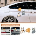 thumbnail image 2 of Set Personality Car Scratch Cat Vinyl Sticker,Funny Animal Cat Claws Scratch Vinyl Car Sticker Cartoon Decal, 2 of 9