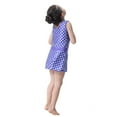 thumbnail image 4 of JTieacloth Girls Long Sleeve Swimwear Two Piece With Rash Guard Swim Shirt And Board Shorts Sun UPF 50+ Swim For Beach Pool,Sizes 4-5 Years, 4 of 6