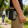 thumbnail image 5 of Cififendec Multifunctional Dog Training Treat Waist Bag, 3.93"×6.5", Waterproof Portable Puppy Snack Storage Pouch with Poop Bag Dispenser for Outdoor Walking, 5 of 5