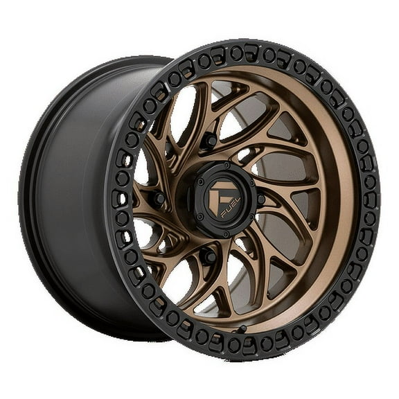 Fuel UTV Aluminum Rim D777 RUNNER UTV 15X10in Bronze with Black Ring Finish, D7771500A655