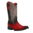 thumbnail image 2 of Ferrini Mens Roughrider Embroidered Narrow Square Toe Cowboy  Boots Shoes, 2 of 5