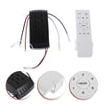 thumbnail image 2 of 1 Controlador de velocidad variable para ventilador de techo con motor de CC, control remoto inalámbrico y motor eléctrico para ventiladores de techo y luces, 2 of 8