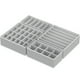 thumbnail image 2 of Simple Houseware - Juego de 4 divisores para cajones, organizador de ropa interior, color gris, 2 of 5