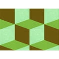 thumbnail image 1 of Ahgly Company Machine Washable Indoor Rectangle Transitional Olive Green Area Rugs, 5' x 8', 1 of 7
