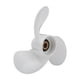 thumbnail image 3 of 3 Blades Outboard Propeller 7 1/4 X 6 -BS Boat Engine Propeller White for Outboard Motor for Marine Boat, 3 of 8