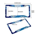 thumbnail image 4 of Lions Aluminum License Plate Frame Four-Hole License Plate Frame (one pair) 12 Inches x 6 Inches Sun-Proof and Rust-Free Suitable For Cars/Trucks/SUVs, 4 of 10