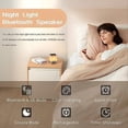 thumbnail image 2 of Altavoz Bluetooth con luz nocturna, reloj despertador Winshine RGB, 2 of 8