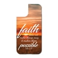 thumbnail image 3 of DistinctInk Custom SKIN / DECAL compatible with OtterBox Defender for iPhone 11 Pro (5.8" Screen) - Luke 1:37 - Faith Does Not Make Things Easy, It Makes Them Possible - Show Your Love of Christ, 3 of 5