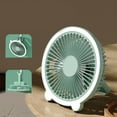 thumbnail image 2 of Camping Fan 3 Speeds Hanging Fan with LED Lantern 1200mAh Rechargeable Ceiling Fan for Boys Girls Outdoor Workout, 2 of 9