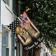 thumbnail image 3 of Patriotic Memorial Day Boots Garden Flag 28x40 Double Sided Vertical, Large Burlap Honor the Brave Garden Yard Flags Banner Veterans Outdoor House Decorations (ONLY FLAG), 3 of 6