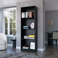 thumbnail image 6 of 4-Tier Tall Bookcases 71.1" Freestanding Storage Living Shelves Bookcase, 6 of 6