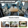 thumbnail image 3 of XYZCANDO Blue Camouflage RV Dinette Cushions Comfortable RV Accessories for Inside Furniture Covers for Sofa and Loveseat Universal 2 Seat Couch Cover Washable, 3 of 7