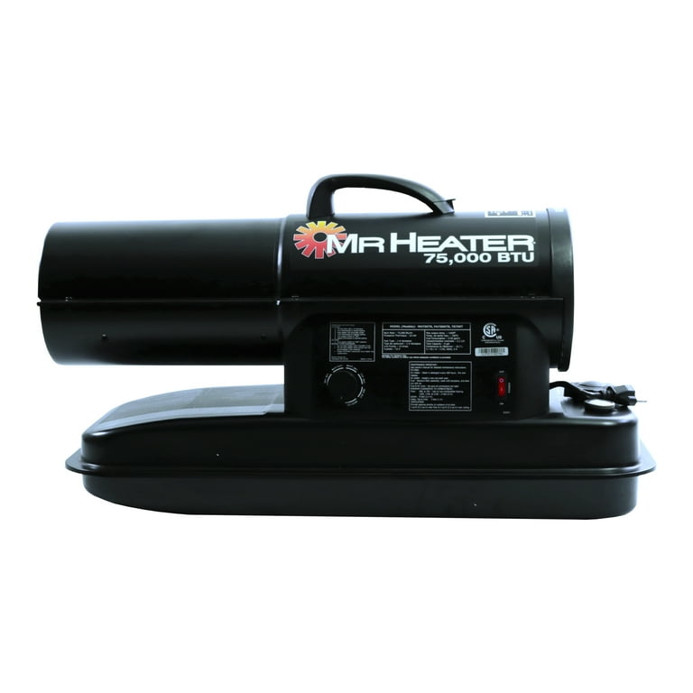75,000 BTU Forced Air Kerosene Heater - Walmart.com