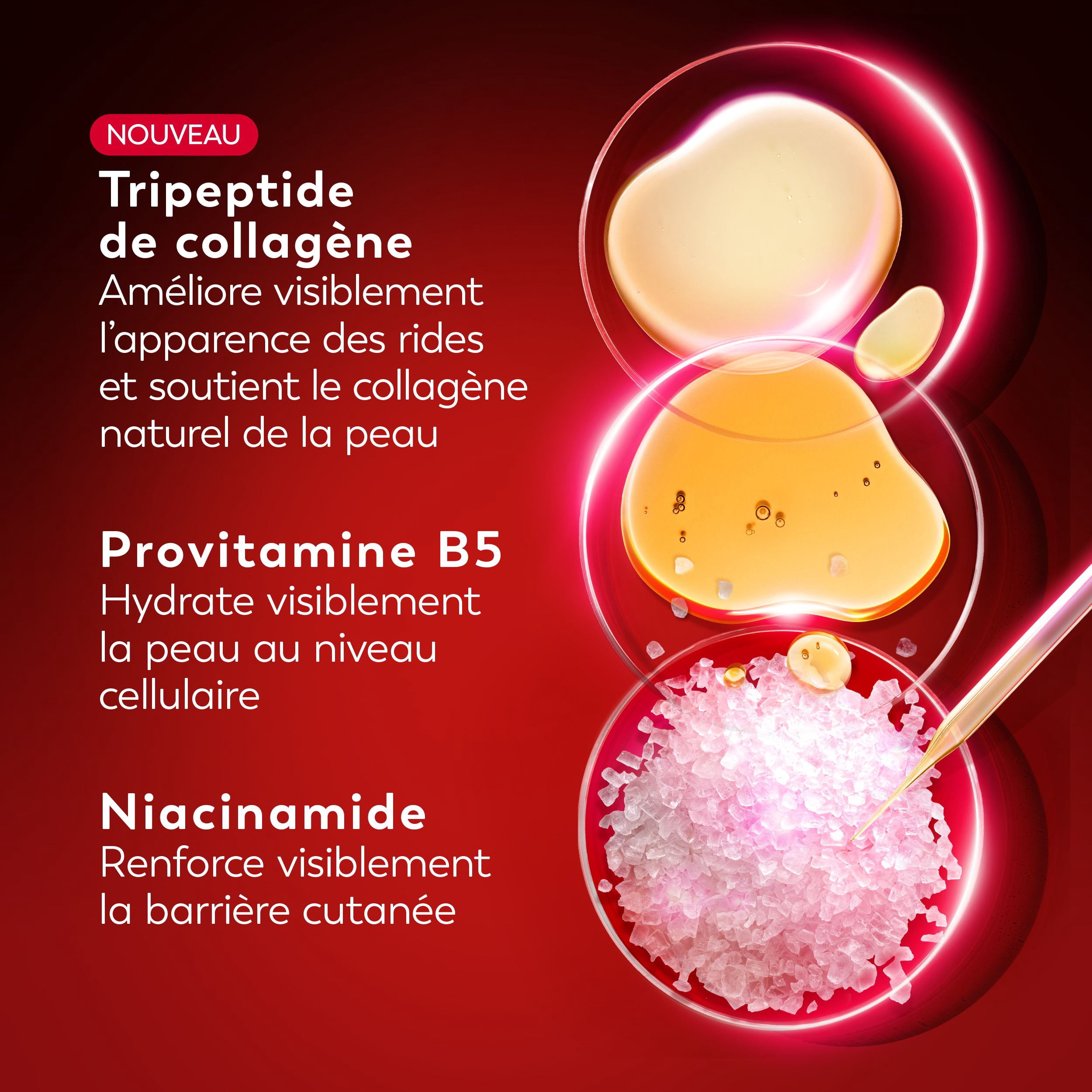 Crème pour le visage Olay, crème microsculptante hydratante pour le visage Regenerist, sans parfum – Hydratant, anti-âge, anti-rides, soins de la peau – Acide hyaluronique, niacinamide 50 mL