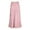 Pink, variant on High Waist Skirt Solid Satin Zipper Elegant Skirt Formal Dress Skirt for Evening and Daily Wear,Orange,L