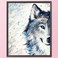 thumbnail image 3 of Wdftyju Juego completo de bordado Kit de costura de punto de cruz 11CT Snow Wolf Animal Art DIY Wdftyju 5my9lw5du3mk7bn5, 3 of 9
