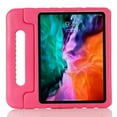 thumbnail image 3 of Dteck Handle Case For iPad Pro 11 inch 2020 Model, Heavy Duty EVA Foam Shockproof Rugged Kids Case Child Proof Cover With Stand, Rose, 3 of 8