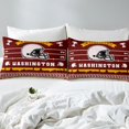 thumbnail image 4 of Erosebridal Rugby Bed Sheets Set Twin Size Youth Adults,American Football Sheet Set,Football Lover Sheets,Sports Ball Game Flat Fitted Sheet with 1 Pillowcase Deep Pockets(Washington), 4 of 6