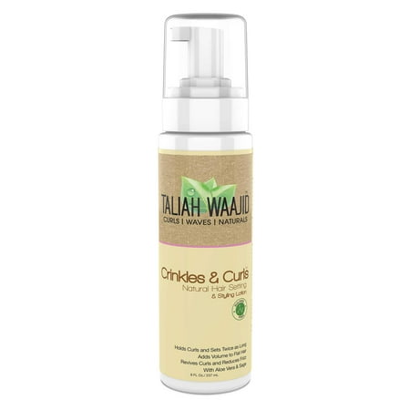 Taliah Waajid Crinkles & Curls Curl Enhancing Hair Styling Cream with Sage, 8oz