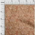thumbnail image 2 of oneOone Cotton Silk Medium Orange Fabric Block Sewing Material Print Fabric By The Yard 42 Inch Wide, 2 of 5