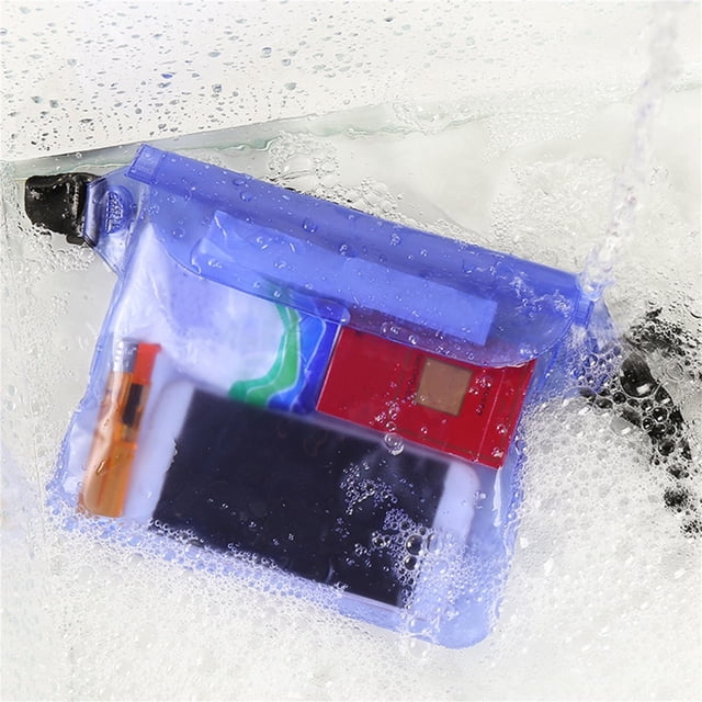 Xihbxyly Bolsa Impermeable para Teléfono, Pantalla Táctil Sensible, Dos Ranuras para Tarjetas, Ipx8 Resistente Al Agua para Buceo, Pesca y Natación, Ajuste Universal para Teléfonos de Menos de 6,5 Pu