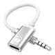 thumbnail image 1 of Cable de audio de 3,5 mm macho a tipo C hembra, adaptador de audio analógico para auriculares MP3/MP4/MP5/MP4/MP3 ..., 1 of 5