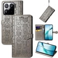 thumbnail image 2 of Funda Cartera FOXDOCK para Xiaomi 15 , Flip PU con Relieve de Gatos y Perros, Tarjetero y Soporte, 2 of 6