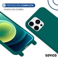 thumbnail image 2 of Funda de Protección para iPhone 14 Series - Sovico - Silicón con Correa, 2 of 6