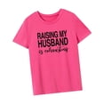 thumbnail image 3 of Camiseta para mujer Trajes Ropa de moda suave Camiseta de manga corta Camiseta básica Cuello redondo L, 3 of 8