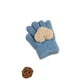 thumbnail image 4 of Guantes para niños, cálidos, de invierno, con forro polar, gruesos, de cinco dedos, multidedos, para niñas, de dedos completos, resistentes al frío, 4 of 6