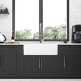 thumbnail image 2 of White Farmhouse Sink - 30 x 20 x 9 Inch White Farmhouse Kitchen Sink Apron Front Porcelain Ceramic Single Bowl Kitchen Sinks, 2 of 10