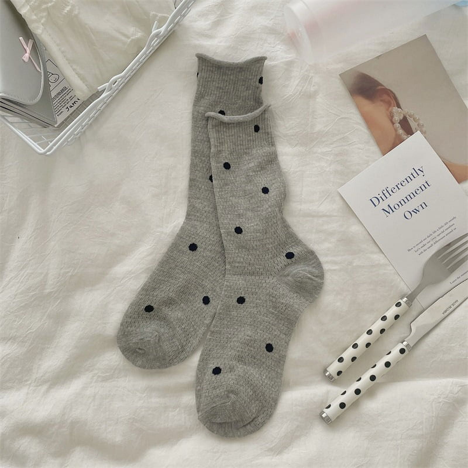 Namzi Lot De 5 Paires De Chaussettes En Coton Pour Femme - Chaussettes