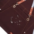 thumbnail image 3 of unbranded Mandil De Lona Café Impermeable Con Bolsillos Para Cocina, Jardinería Y Pintura, 3 of 8