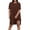 A-Coffee78, variant on Women Two Piece Sets Crew Neck Long Side Split Tops High Waist Biker Shorts Home Pajama Sleepwear Loungewear Shorts Sets