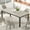 grey, variant on Danolapsi 70.9 Inch Long Dining Table for 6-8 People,Large Industrial Rectangle Kitchen Table with Sturdy Metal Legs,Rustic Dinner Table,Modern Dining Room Table with Round Corner for Living Room