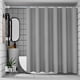 thumbnail image 5 of Cortina de Ducha, Cortina o Forro de Cabina, Cortina de Plástico Flexible, Impermeable con Ganchos, 180 x 180 cm para Baño, Hotel, Hogar, 5 of 6