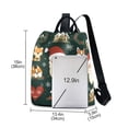 thumbnail image 3 of FORMRS Women's Travel Backpack Purse Anti-Theft Hidden Pockets Casual Shoulder Bag, Green Christmas, 3 of 7