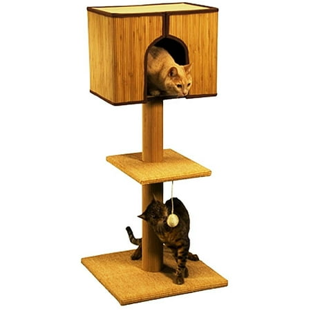 Platform House - Natural/Chocolate trim